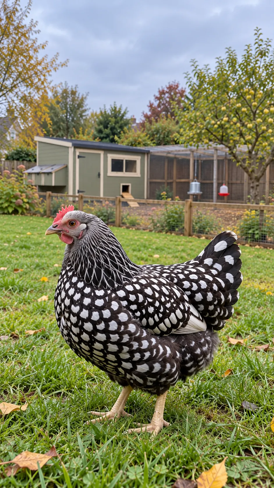 Portret van een wyandotte.
